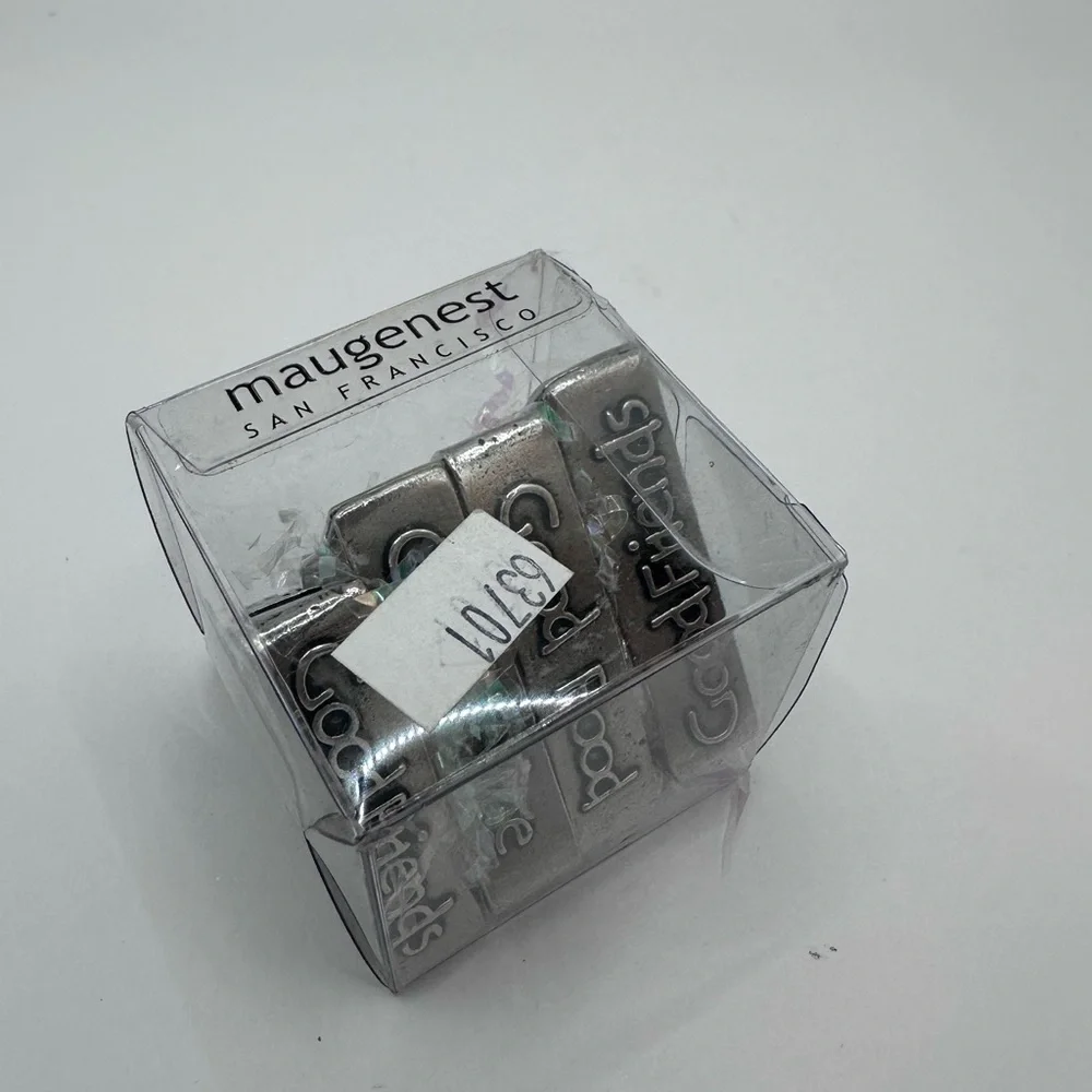 Maugenest SF Pewter Napkin Rings Set of 4 – Good Wine Food Friends